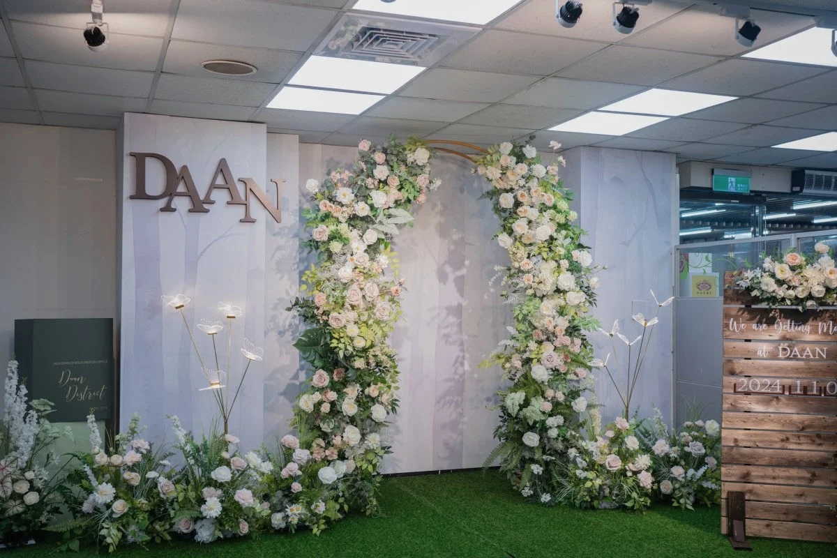 大安戶政拍照區 戶政改造活動佈置 村山良作 2