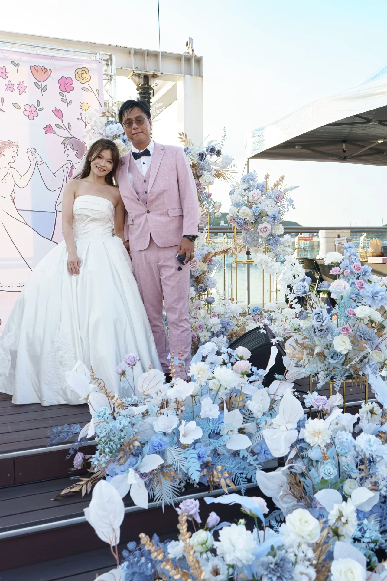 基隆112年市民聯合婚禮 典禮佈置 主題活動活動佈置 村山良作 13